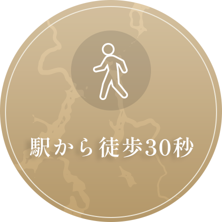 駅から徒歩30秒
